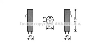 Кондиционер AVA QUALITY COOLING для FORD FIESTA VI 1.5 TDCi