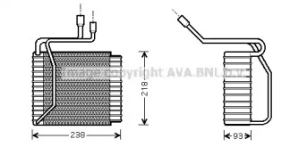 Кондиционер AVA QUALITY COOLING для FORD TRANSIT Фургон (E_ _) 2.5 DI (EAS, EAL)