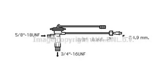 Кондиционер AVA QUALITY COOLING для JAGUAR XJ (XJ40, XJ81) 6 3.2 24V