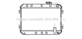 Водяной / масляный радиатор AVA QUALITY COOLING для HONDA ACCORD I (SJ, SY) 1.6 L/EX (SY)