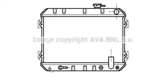 Водяной / масляный радиатор AVA QUALITY COOLING для HONDA ACCORD I (SJ, SY) 1.6 L/EX (SY)