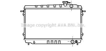 Водяной / масляный радиатор AVA QUALITY COOLING для HONDA ACCORD II Hatchback (AC, AD) 1.8 EX (AD)