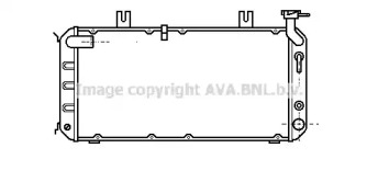 Водяной радиатор AVA QUALITY COOLING для HONDA QUINTET (SU) 1.6 EX
