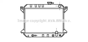 Водяной / масляный радиатор AVA QUALITY COOLING для HONDA ACCORD I (SJ, SY) 1.6 L/EX (SY)