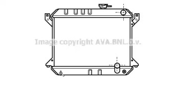 Водяной / масляный радиатор AVA QUALITY COOLING для HONDA ACCORD I Hatchback (SJ, SY) 1.6 L/EX (SJ, SY)