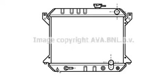Водяной / масляный радиатор AVA QUALITY COOLING для HONDA ACCORD I Hatchback (SJ, SY) 1.6 L/EX (SJ, SY)