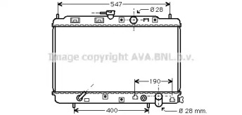 Водяной радиатор AVA QUALITY COOLING для HONDA CIVIC II Shuttle (EE) 1.4 i 16V (EE1)