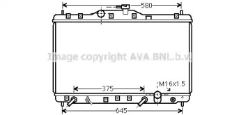 Водяной радиатор AVA QUALITY COOLING для HONDA LEGEND II купе (KA) 3.2 i 24V (KA8)