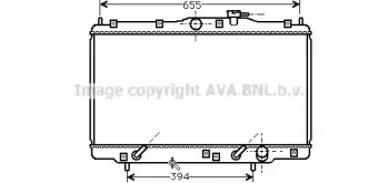 Водяной радиатор AVA QUALITY COOLING для HONDA SHUTTLE (RA) 2.2 16V (RA1)