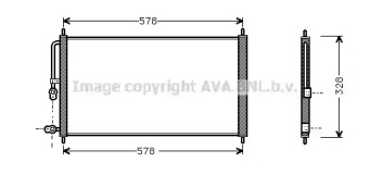 Кондиционер AVA QUALITY COOLING для HONDA PRELUDE IV (BB_) 2.0 i 16V (BB3)