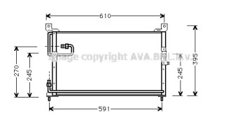Кондиционер AVA QUALITY COOLING для HONDA LEGEND I (HS, KA) 2.5 i (HS)