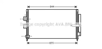Конденсатор AVA QUALITY COOLING для HONDA CIVIC VIII седан (FD, FA) 1.3 Hybrid (FA3, FD3)