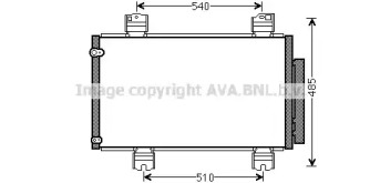 Кондиционер AVA QUALITY COOLING для HONDA ACCORD VIII универсал (CW) 2.2 i-DTEC (CW3)