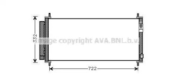 Кондиционер AVA QUALITY COOLING для HONDA CR-Z (ZF) 1.5 Hybrid (ZF1)