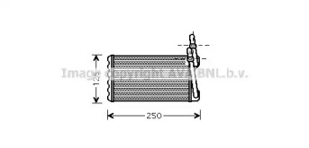 Отопление и вентиляция AVA QUALITY COOLING для HONDA CIVIC VI Fastback (MA, MB) 2.0 i TD (MB7)