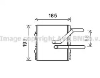 Водяной / масляный радиатор AVA QUALITY COOLING для HONDA PRELUDE V (BB_) 2.2 16V (BB6, BB8)