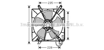 Система охлаждения AVA QUALITY COOLING для HONDA PRELUDE V (BB_) 2.0 16V (BB9)