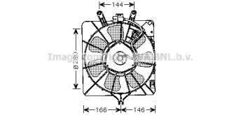 Система воздушного охлаждения AVA QUALITY COOLING для HONDA JAZZ II (GD_, GE3, GE2) 1.3 (GD1)