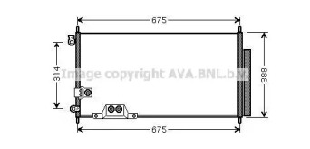 Конденсатор AVA QUALITY COOLING для HONDA ACCORD VII Tourer (CM, CN) 2.2 i-CTDi (CN2)