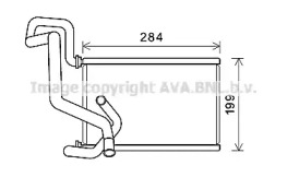 Салонный теплообменник AVA QUALITY COOLING для HONDA PILOT 3.5 4WD
