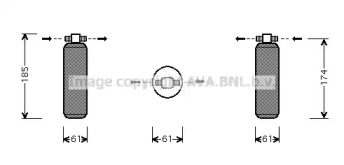 Кондиционер AVA QUALITY COOLING для HONDA ACCORD V купе (CD) 2.2 i ES (CD7)