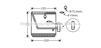 Кондиционер AVA QUALITY COOLING для HONDA CIVIC VI седан (EJ, EK) 1.6 VTi (EK4)