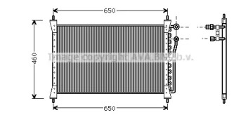 Конденсатор AVA QUALITY COOLING для JAGUAR XJ (XJ40, XJ81) 6 3.2 24V