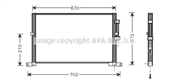 Кондиционер AVA QUALITY COOLING для JAGUAR X-TYPE Estate (X400) 2.5
