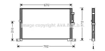 Кондиционер AVA QUALITY COOLING для JAGUAR X-TYPE Estate (X400) 2.5