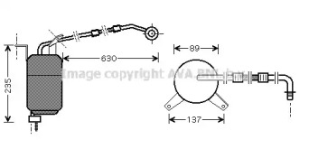 Кондиционер AVA QUALITY COOLING для JAGUAR X-TYPE Estate (X400) 2.5