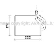 Салонный теплообменник AVA QUALITY COOLING для KIA SORENTO I (JC) 2.4