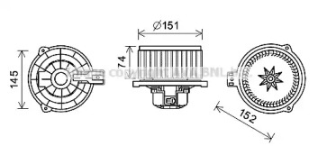 Отопление и вентиляция AVA QUALITY COOLING для KIA SPORTAGE (QL) 2.0 CRDi AWD