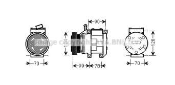 Кондиционер AVA QUALITY COOLING для KIA SORENTO I (JC) 2.4