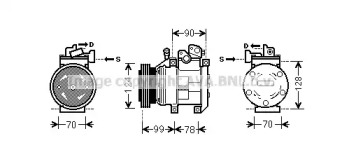Кондиционер AVA QUALITY COOLING для KIA SORENTO I (JC) 2.4