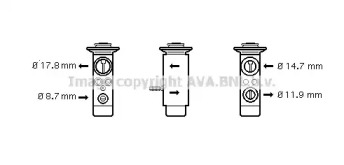 Кондиционер AVA QUALITY COOLING для PORSCHE 911 (996) 3.6 Carrera 4S