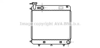 Водяной / масляный радиатор AVA QUALITY COOLING для MERCEDES-BENZ T1 автобус (602) 310 D 2.9