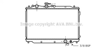Водяной радиатор AVA QUALITY COOLING для MAZDA 626 III Hatchback (GD) 2.2 12V