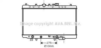 Водяной / масляный радиатор AVA QUALITY COOLING для MAZDA 323 III Hatchback (BF) 1.6