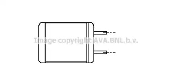 Водяной / масляный радиатор AVA QUALITY COOLING для MAZDA 323 II (BD) 1.5
