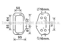 Водяной / масляный радиатор AVA QUALITY COOLING для CHEVROLET CRUZE Station Wagon (J308) 1.6
