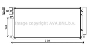 Кондиционер AVA QUALITY COOLING для CHEVROLET TRAX 1.4
