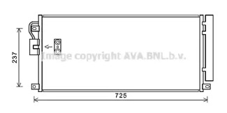 Кондиционер AVA QUALITY COOLING для CHEVROLET TRAX 1.7 TD