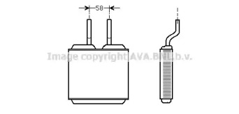 Отопление и вентиляция AVA QUALITY COOLING для CHEVROLET CORSA Пикап 1.0