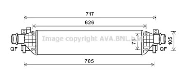 Система нагнетания воздуха AVA QUALITY COOLING для CHEVROLET TRAX 1.4 LPG
