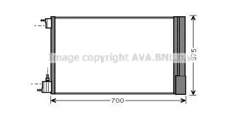 Кондиционер AVA QUALITY COOLING для CHEVROLET MALIBU (V300) 2.4