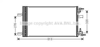 Кондиционер AVA QUALITY COOLING для CHEVROLET CRUZE Station Wagon (J308) 2.0 TD