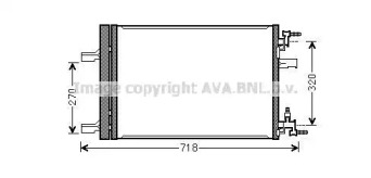 Кондиционер AVA QUALITY COOLING для CHEVROLET CRUZE Station Wagon (J308) 1.4