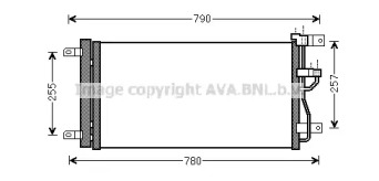 Кондиционер AVA QUALITY COOLING для CHEVROLET CAPTIVA (C100, C140) 2.2 D 4WD