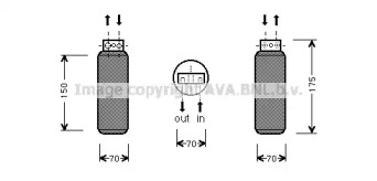 Кондиционер AVA QUALITY COOLING для CHEVROLET VECTRA 2.2