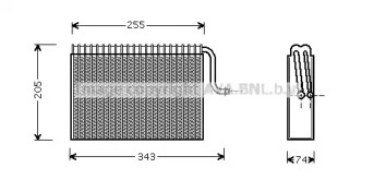 Кондиционер AVA QUALITY COOLING для CHEVROLET CORSA Пикап 1.4 GLS